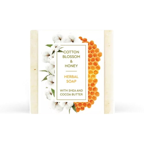 Kräuterseifen Baumwohlblüte & Honig 120g