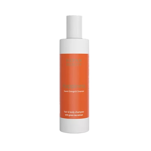 Haar und Körper Schampoo Happines Zadernholz und Süße Orange 250 ml
