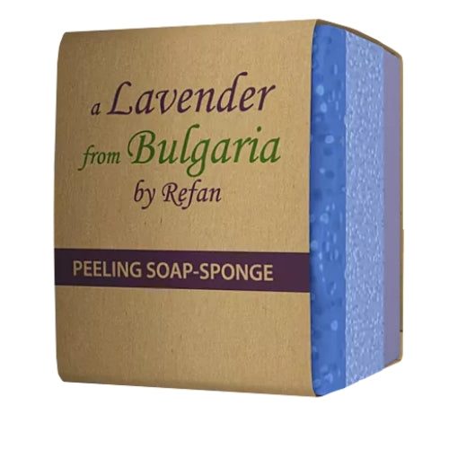 Peeling - Seifenschwamm Lavendel aus Bulgarien 75g