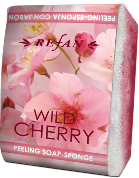 Peeling -Seifenschwamm Wilde Kirsche 75g