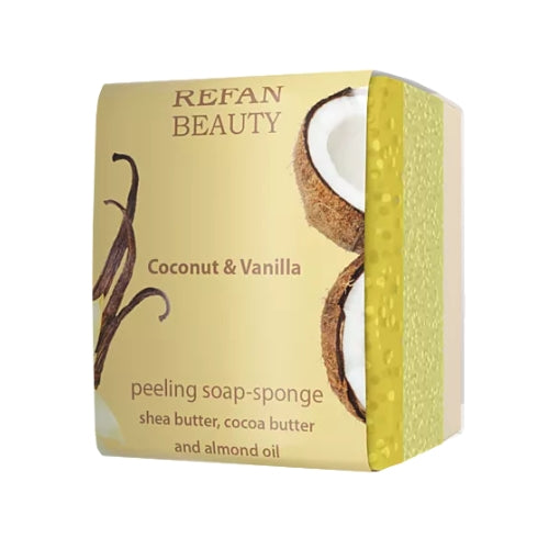 Peeling -  Seifenschwamm Kokosnuss & Vanille 75g