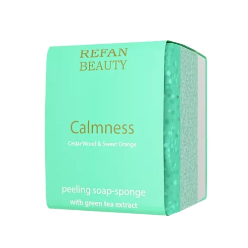 Peeling -  Seifenschwamm Ruhe- Zedernholz & Süßorange 75