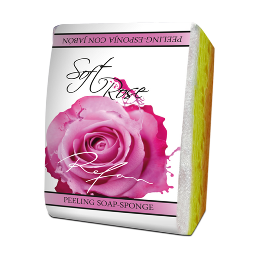 Peeling -Seifenschwamm Sanfte Rose 75g
